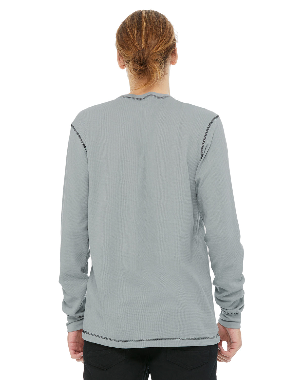 Men's Thermal Long-Sleeve T-Shirt - Granite / Black