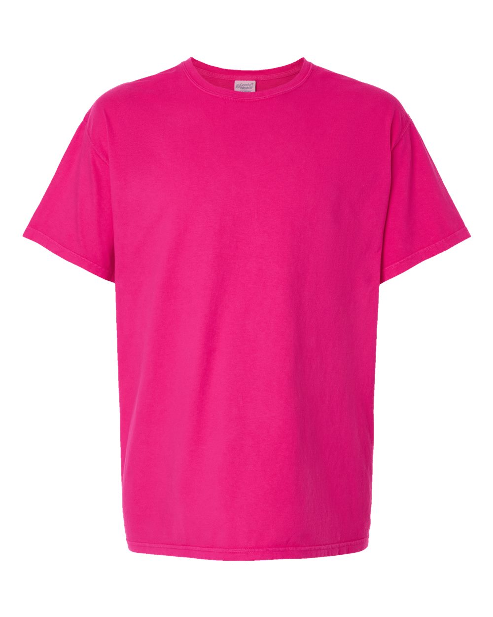 100% Ringspun Cotton Garment-Dyed T-Shirt - Peony Pink