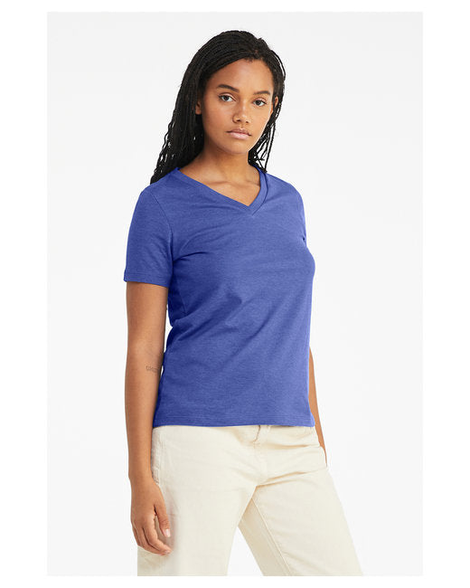 Women's Relaxed Jersey V-Neck T-Shirt - Heather True Royal