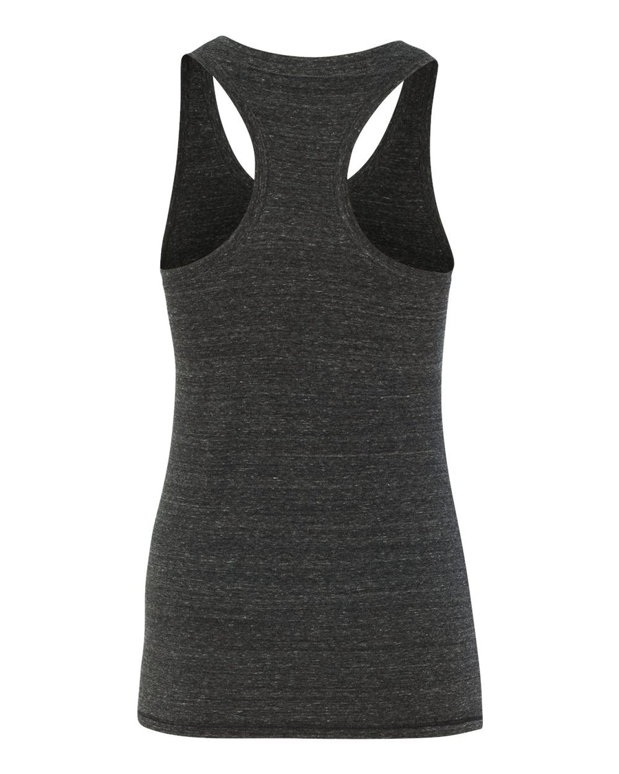 Women's Triblend Racerback Tank - Charcoal Heather Triblend