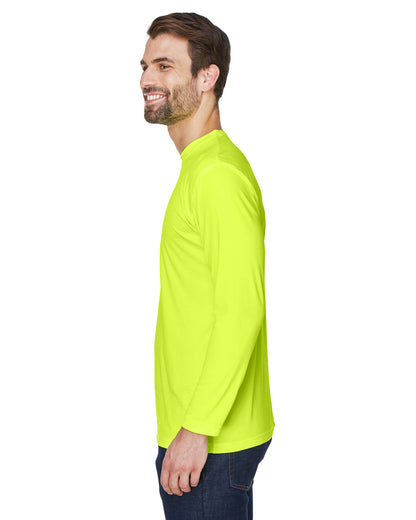 Unisex Cool & Dry Sport Long-Sleeve Performance Interlock T-Shirt - Bright Yellow