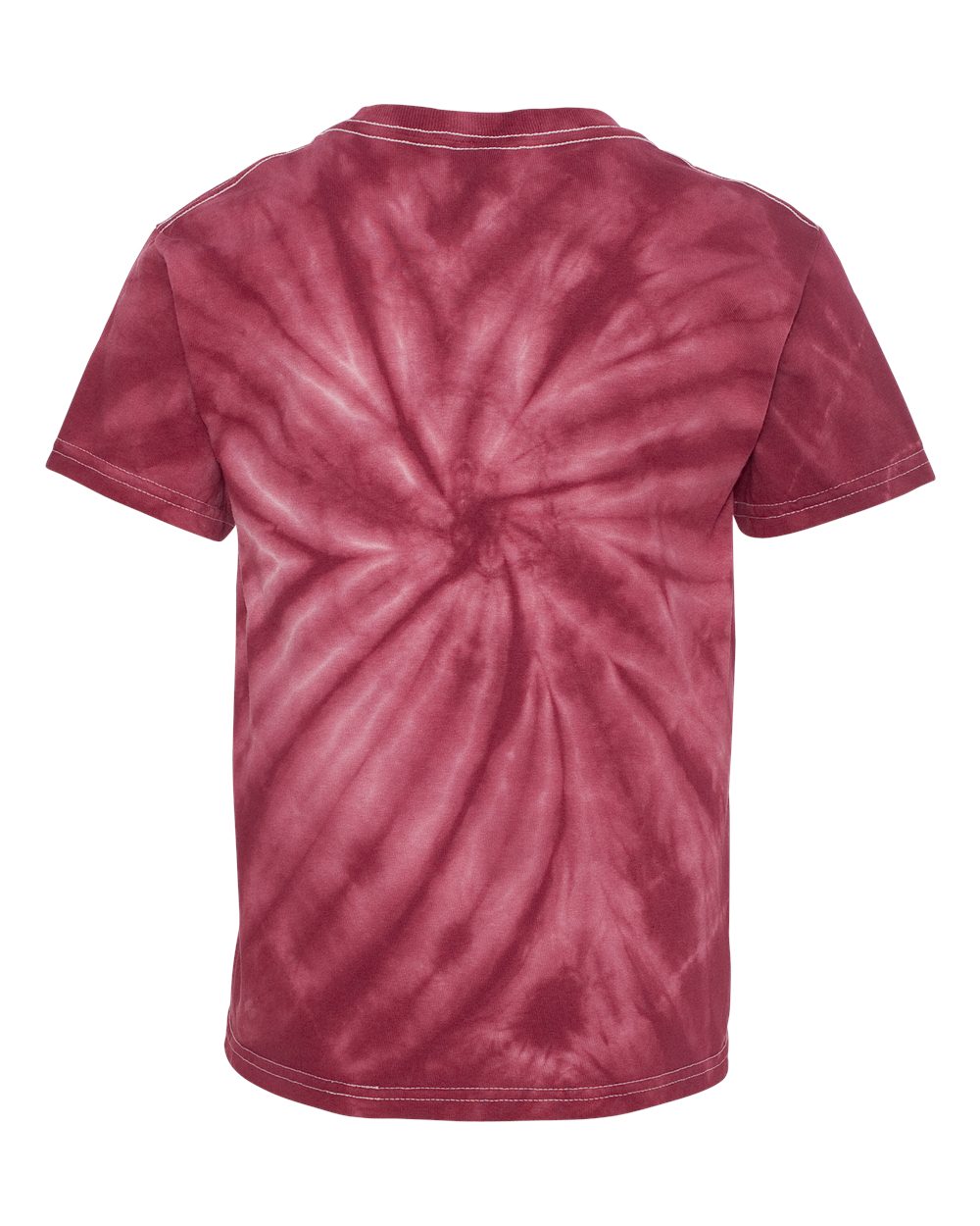 Youth Cyclone Vat-Dyed Pinwheel Short Sleeve T-Shirt - Maroon