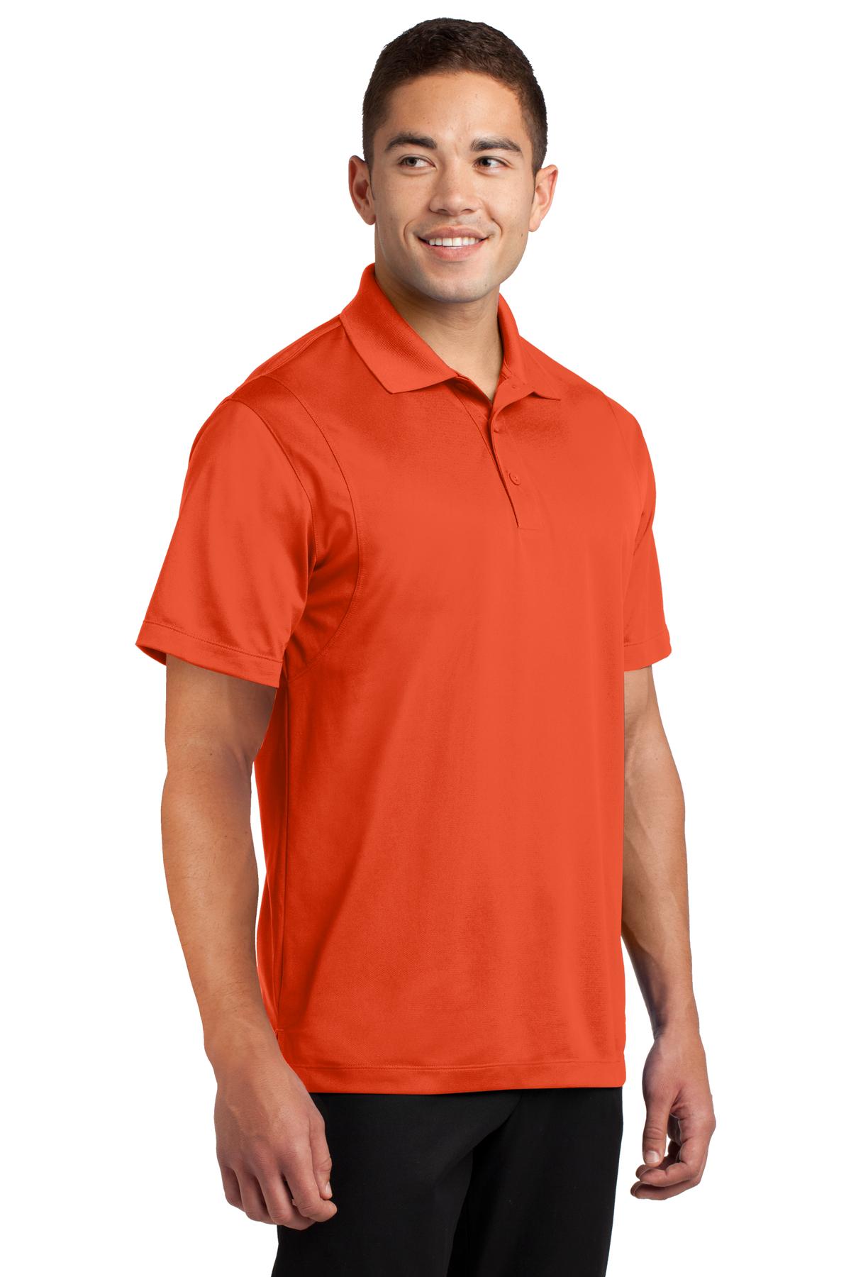 Men's Micropique Sport-Wick Polo - Deep Orange