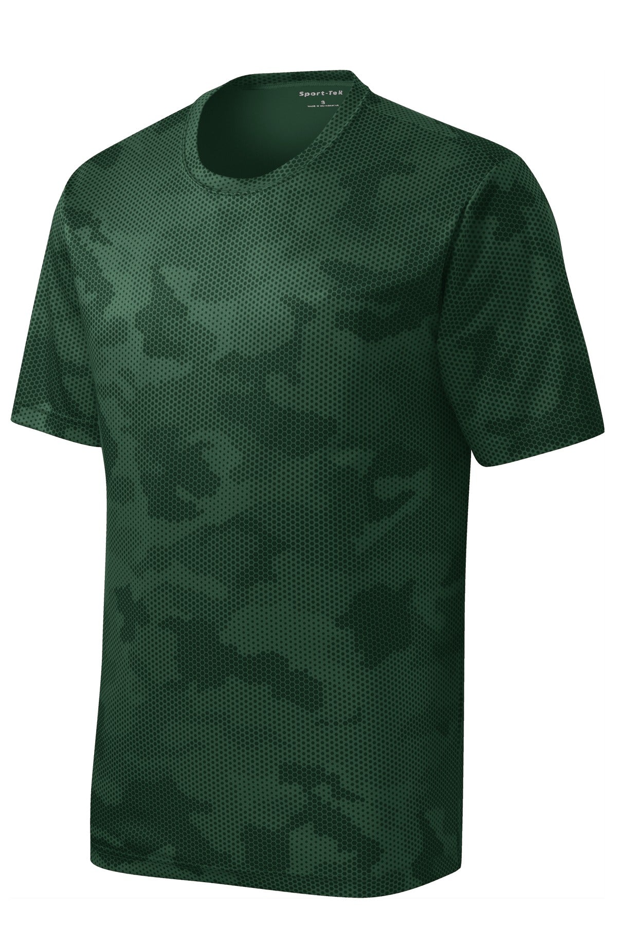 Youth CamoHex Tee - Forest Green