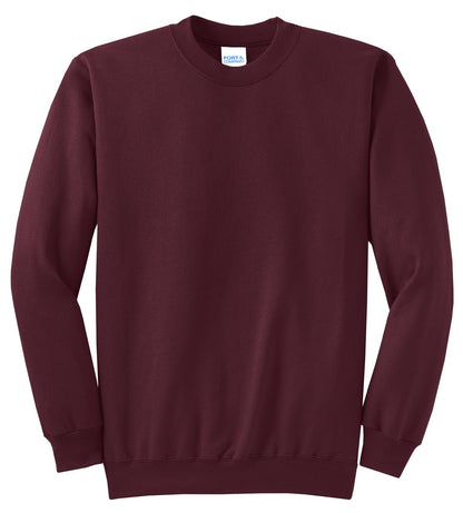 Unisex Core Fleece Crewneck Sweatshirt - Maroon