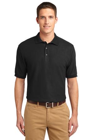 Unisex Silk Touch Polo - Black