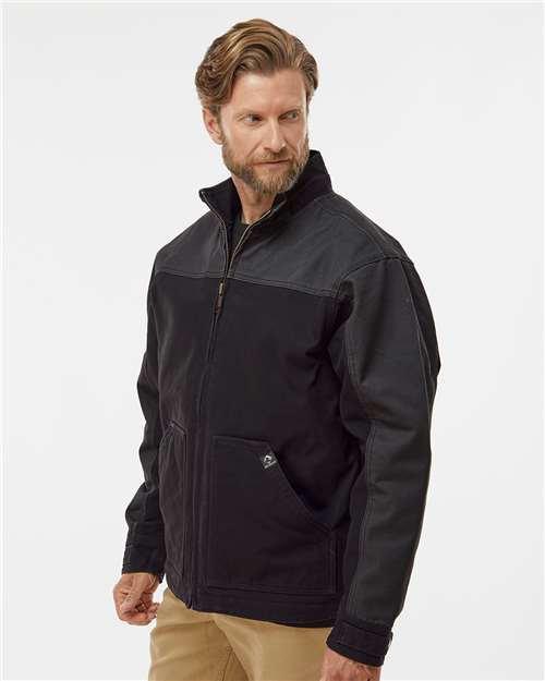 DRI DUCK 5089T Black/ Charcoal — on model side