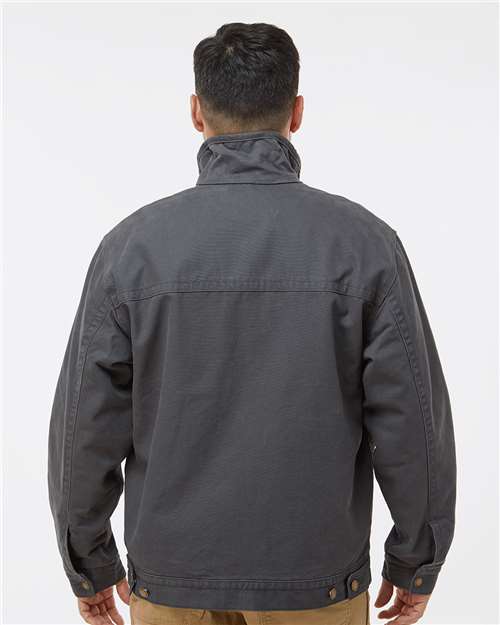 DRI DUCK 5028T Charcoal — on model back