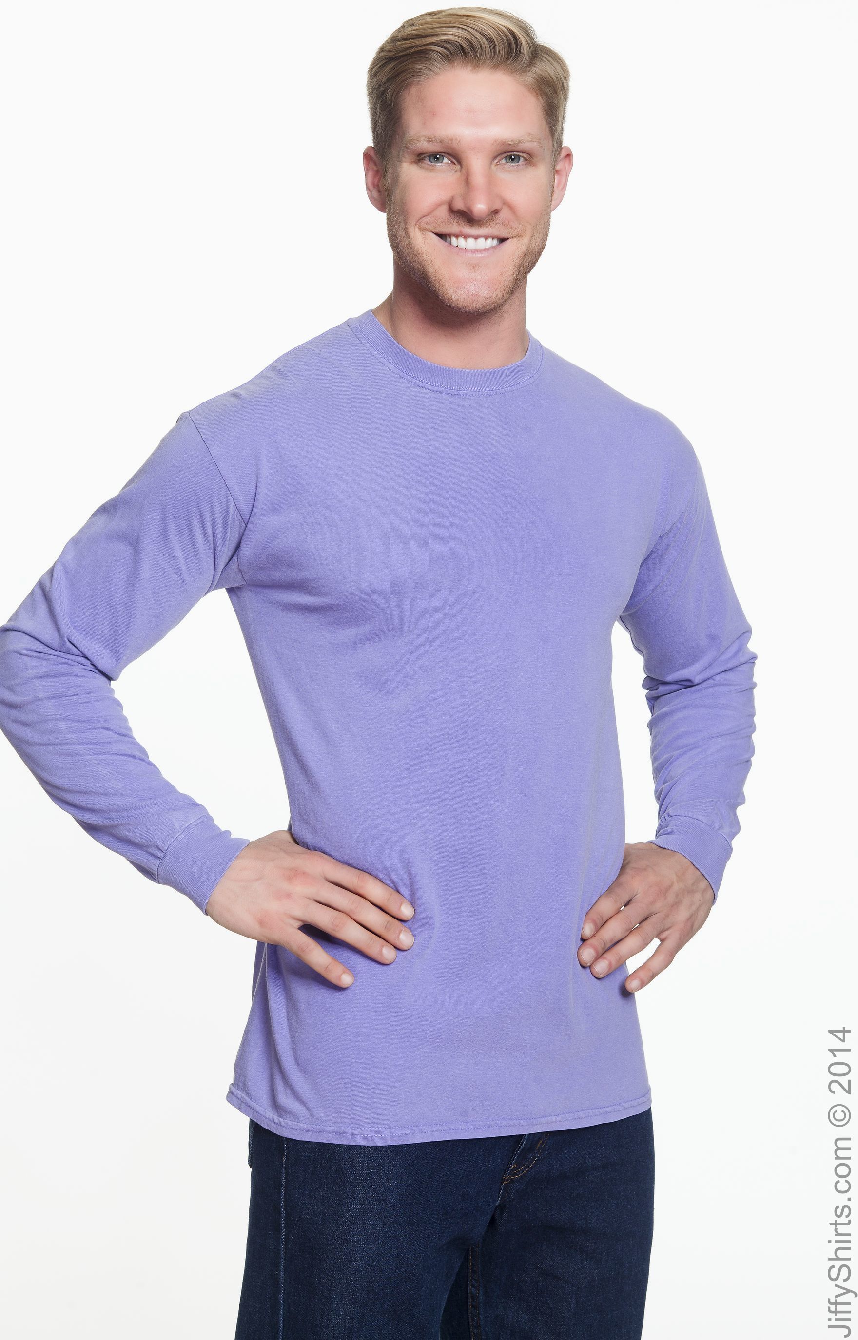 Unisex Heavyweight RS Long-Sleeve T-Shirt - Violet