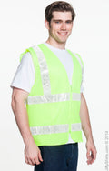 Mesh Safety Vest - Lime - Lime Green
