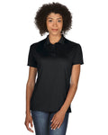 Women's Performance® Jersey Polo - Black