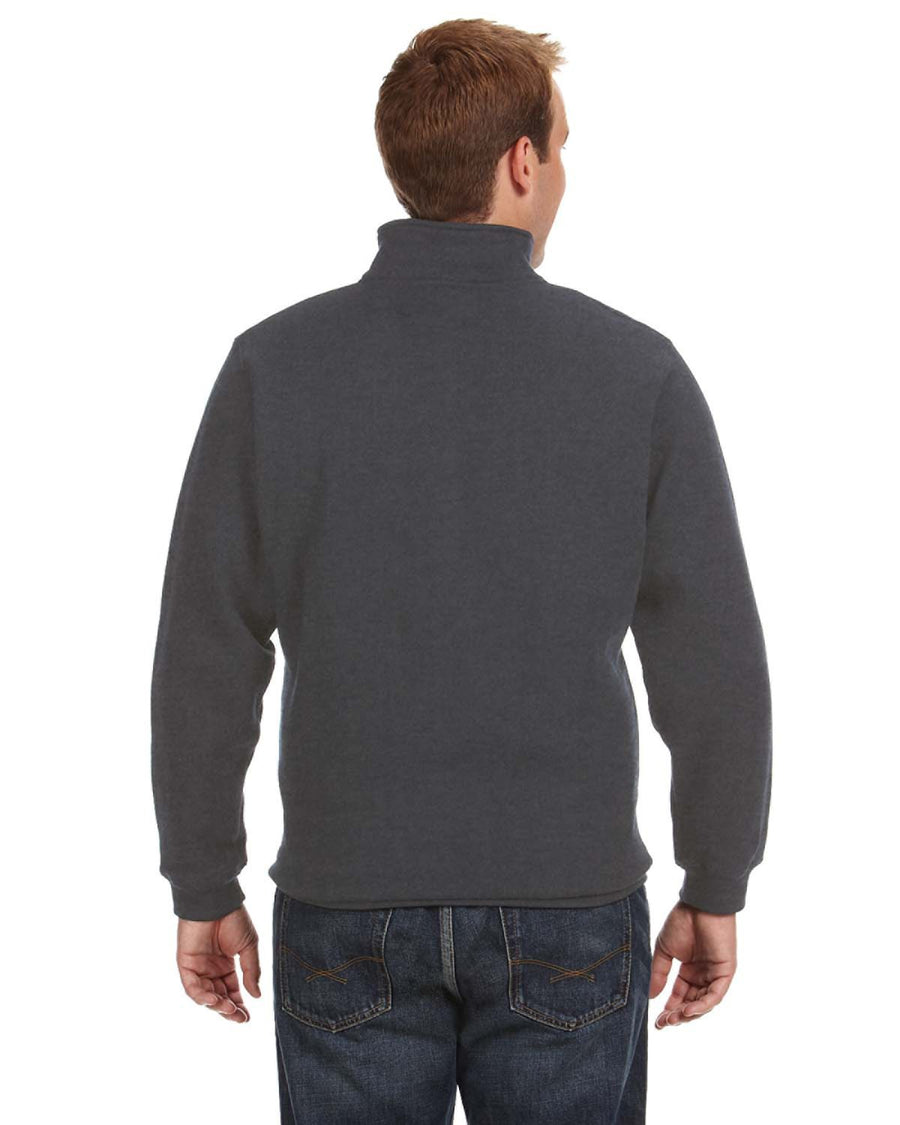 Unisex Heavyweight Fleece Quarter-Zip - Charcoal Heather
