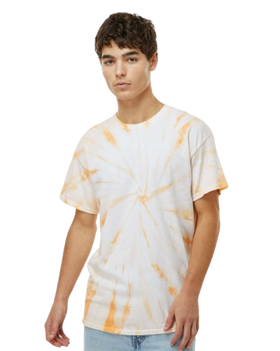 Cyclone Pinwheel Short Sleeve T-Shirt - Tangerine