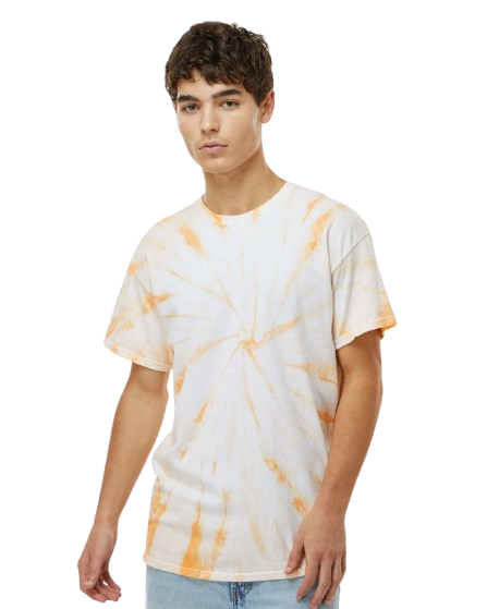 Cyclone Pinwheel Short Sleeve T-Shirt - Tangerine