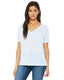 Bella + Canvas 8815 - Women's Slouchy V-Neck T-Shirt - Blue Marble