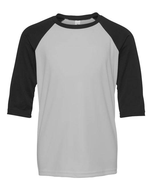 Youth Baseball T-Shirt - Sport Silver / Black