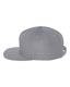 Yupoong 6089 - Unisex 6-Panel Structured Flat Visor Classic Snapback - Silver