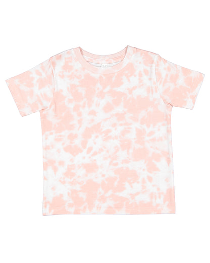 Toddler Fine Jersey T-Shirt - Rose Tie Dye