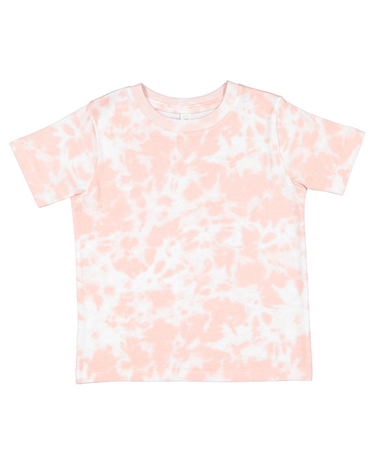 Toddler Fine Jersey T-Shirt - Rose Tie Dye