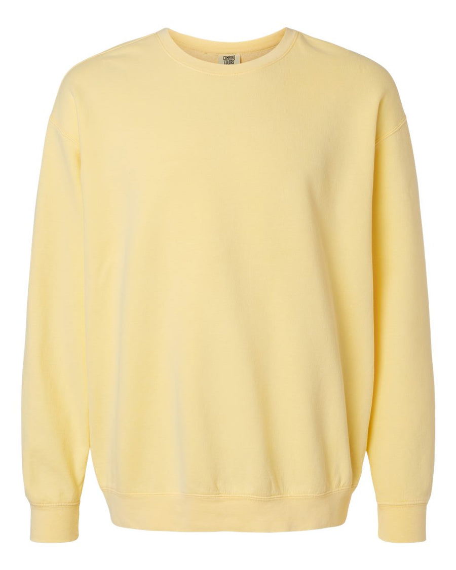 Unisex Lighweight Cotton Crewneck Sweatshirt - Butter
