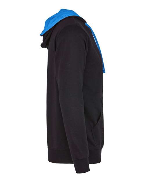 Next Level 9301 Black/ Turquoise — side