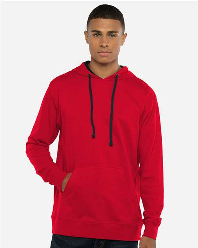 Next Level 9301 Red/ Black — on model front