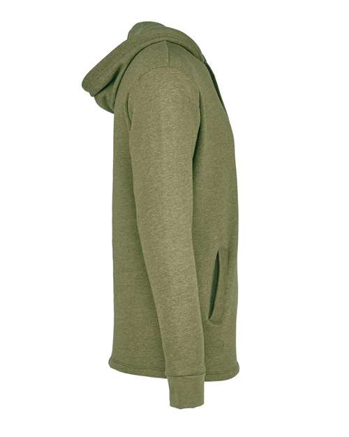 Next Level 9300 Heather Military Green — side