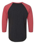 Next Level 6051 Vintage Red Sleeves/ Vintage Black Body — back