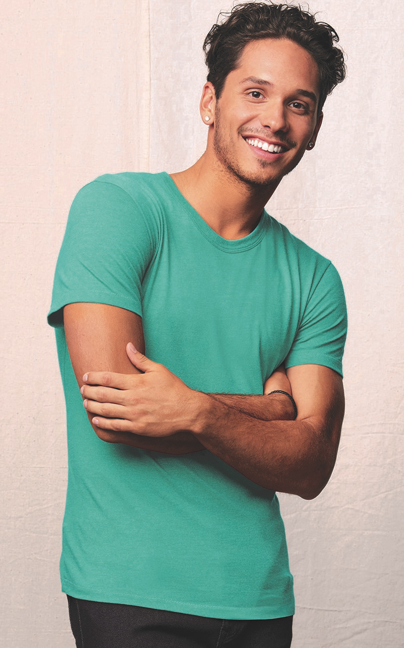 Men's Modal Triblend T-Shirt - Breezy Green Triblend
