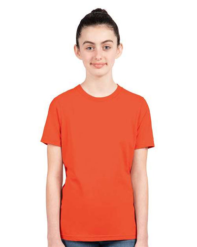 Next Level 3310 Classic Orange — on model front