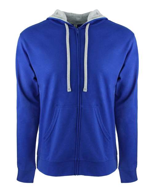 Next Level 9601 Royal/ Heather Grey — front