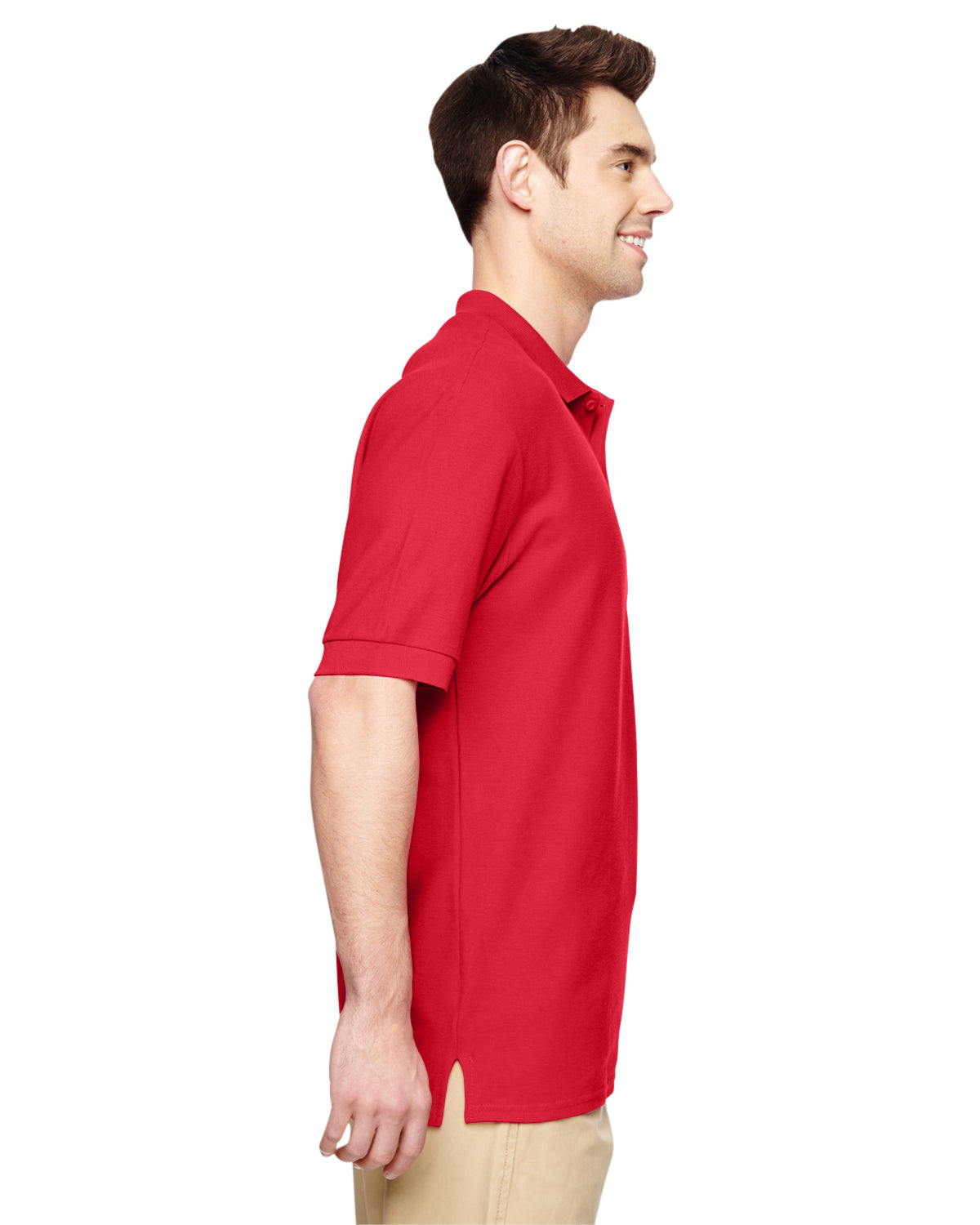 Unisex Premium Cotton®  Double Piqué Polo - Red