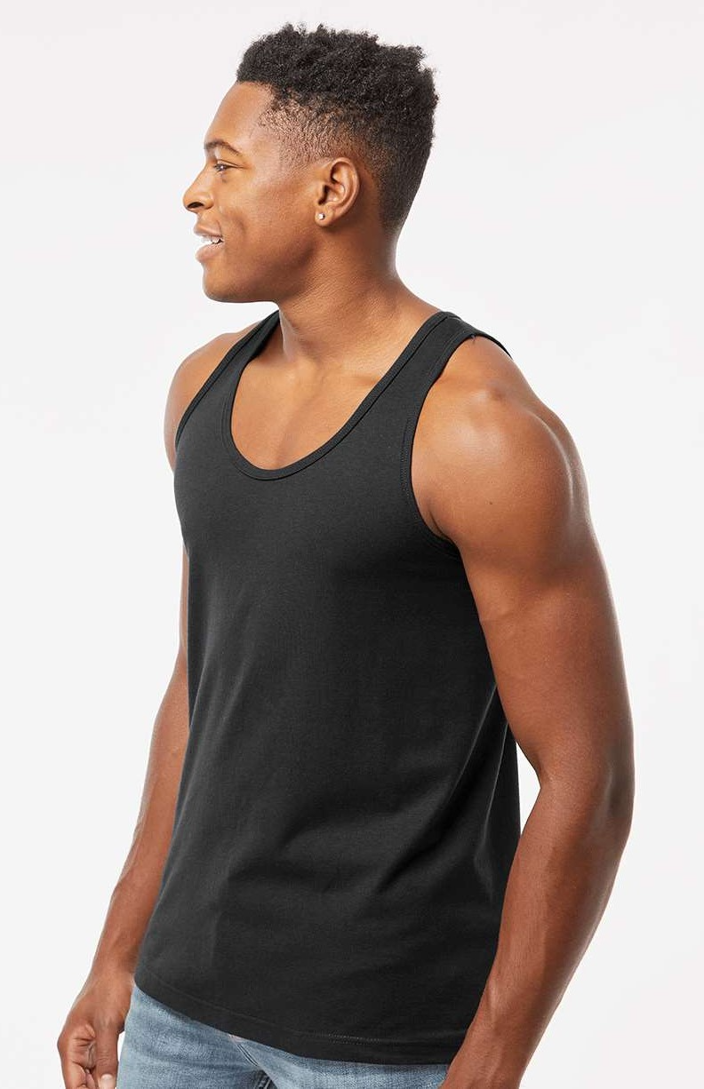 Unisex Fine Jersey Tank - Black