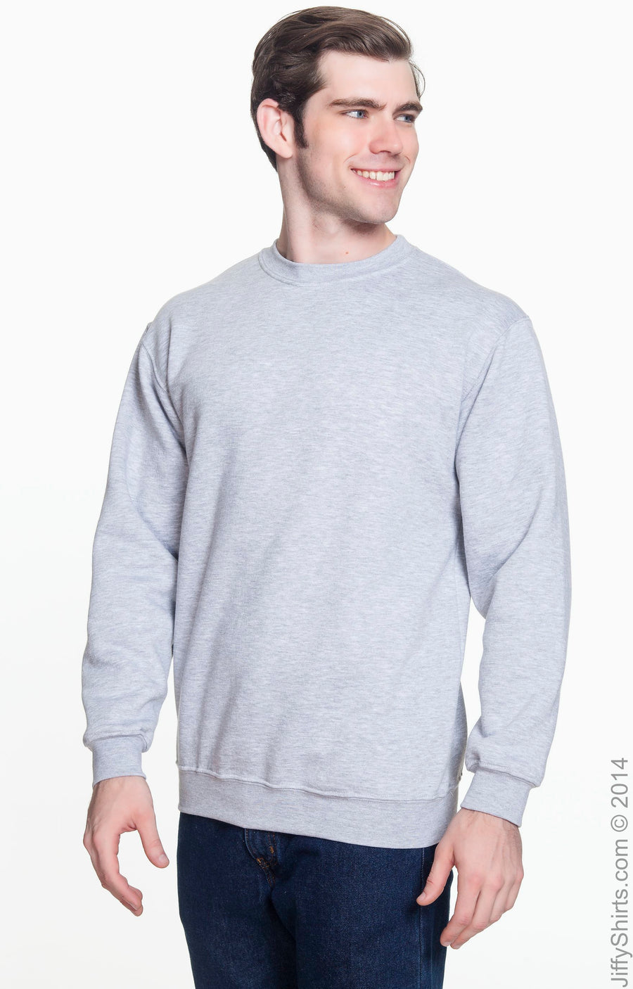 Unisex 80/20 Heavyweight Crewneck Sweatshirt - Dark Ash