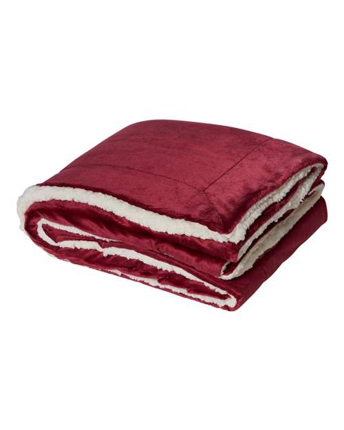 Alpine Fleece 8712 Burgundy — direct side