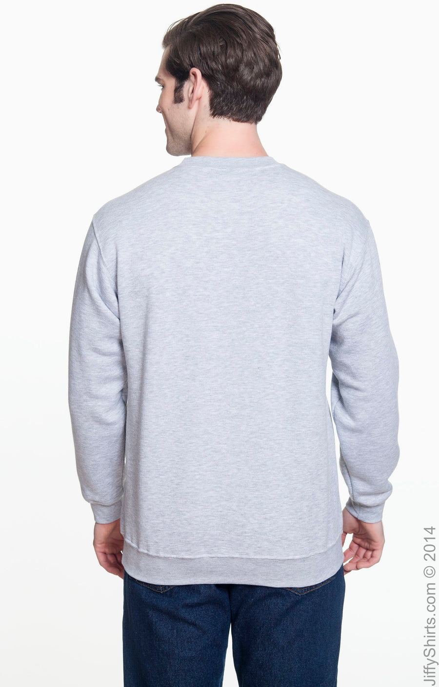Unisex 80/20 Heavyweight Crewneck Sweatshirt - Dark Ash
