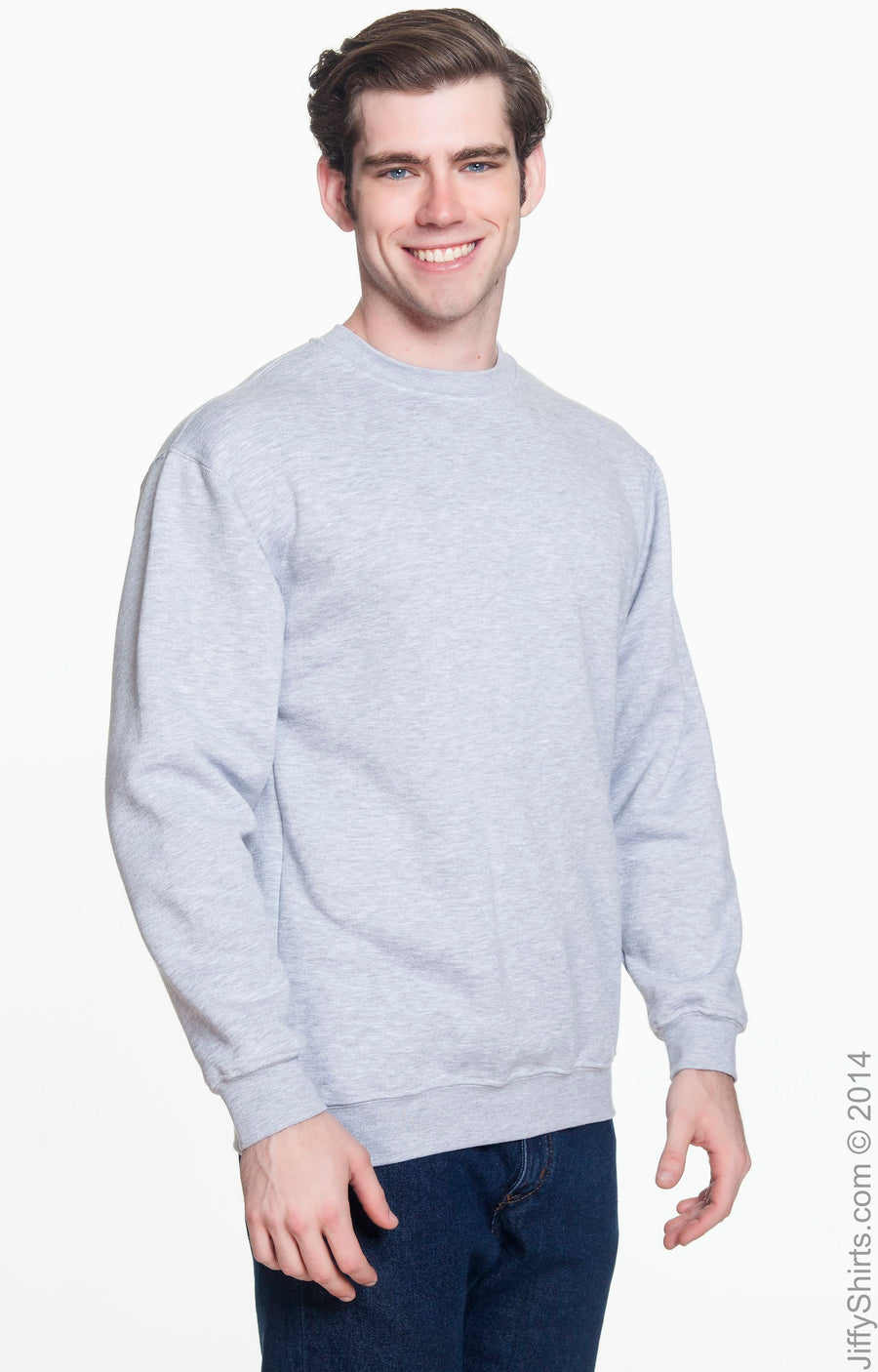 Unisex 80/20 Heavyweight Crewneck Sweatshirt - Dark Ash