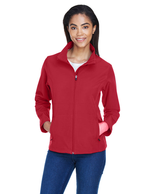 Women's Leader Soft Shell Jacket - Sport Scarlet Red
