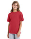 Hanes 498Y - Youth Perfect-T Short Sleeve Tee - Heather Red