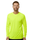 Paragon SM0210 - Unisex Long Sleeve Performance Tee - Safety Green