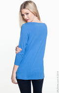 Women's Perfect Fit™ Ballet Bracelet-Length Knit Top - French Blue
