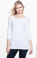 Women's Perfect Fit™ Ballet Bracelet-Length Knit Top - White
