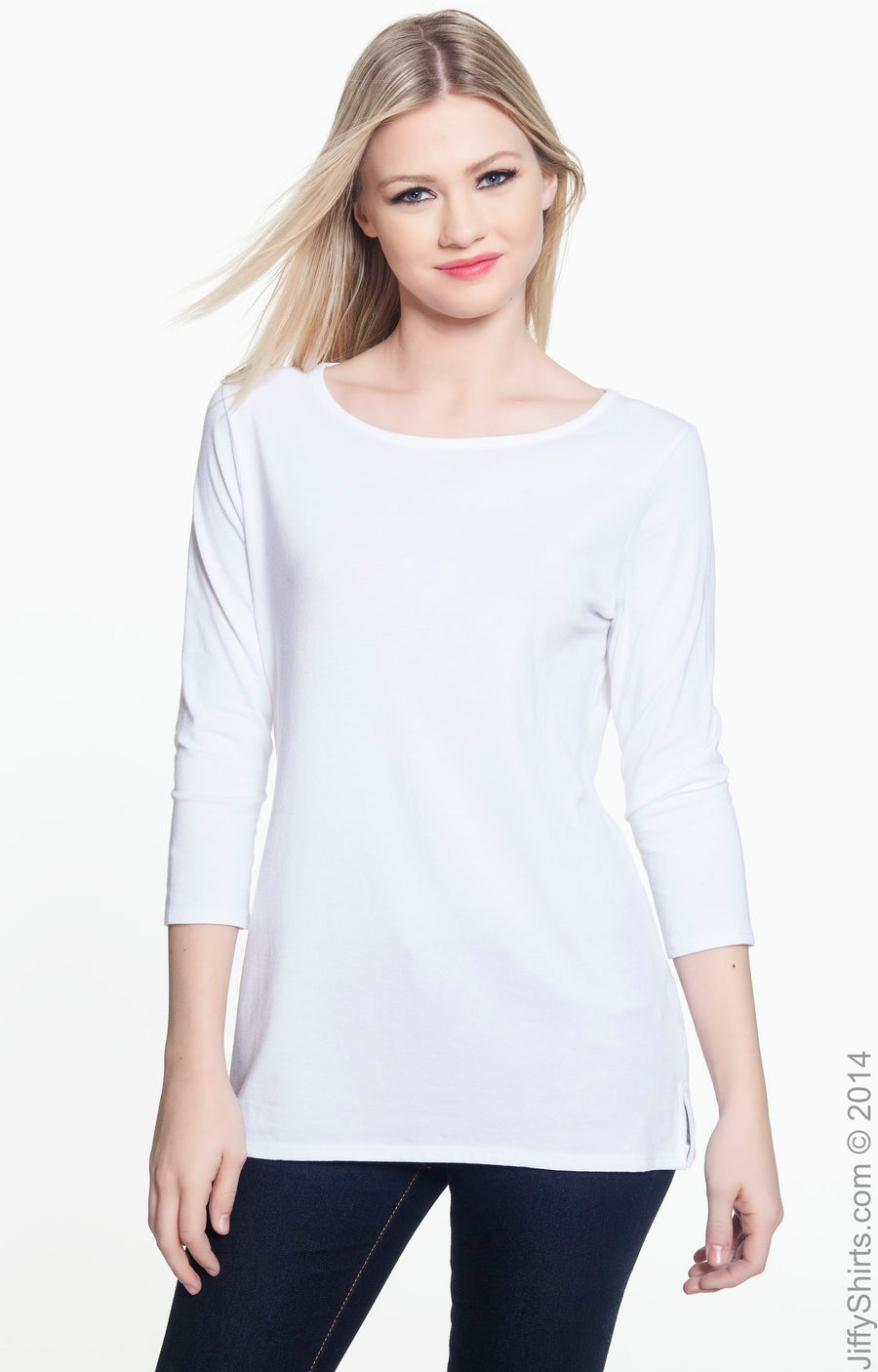 Women's Perfect Fit™ Ballet Bracelet-Length Knit Top - White