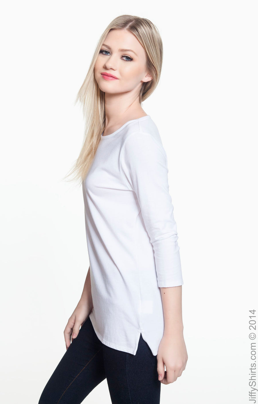 Women's Perfect Fit™ Ballet Bracelet-Length Knit Top - White