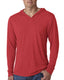 Next Level N6021 - Unisex Triblend Long-Sleeve Hoodie - Vintage Red