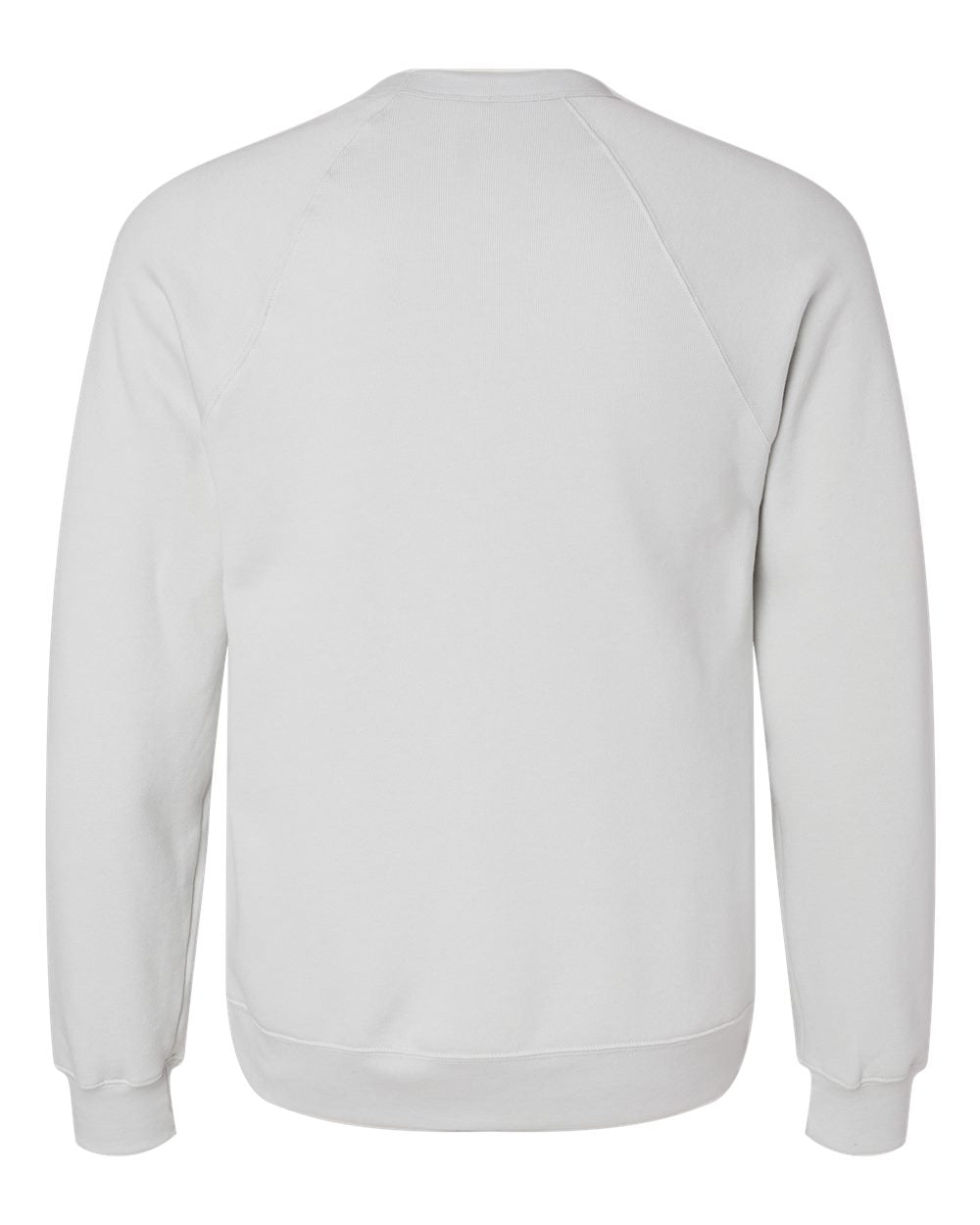 Unisex Sponge Fleece Raglan Sweatshirt - Silver