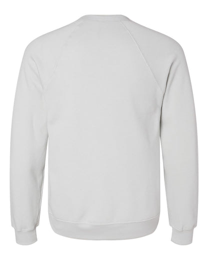 Unisex Sponge Fleece Raglan Sweatshirt - Silver