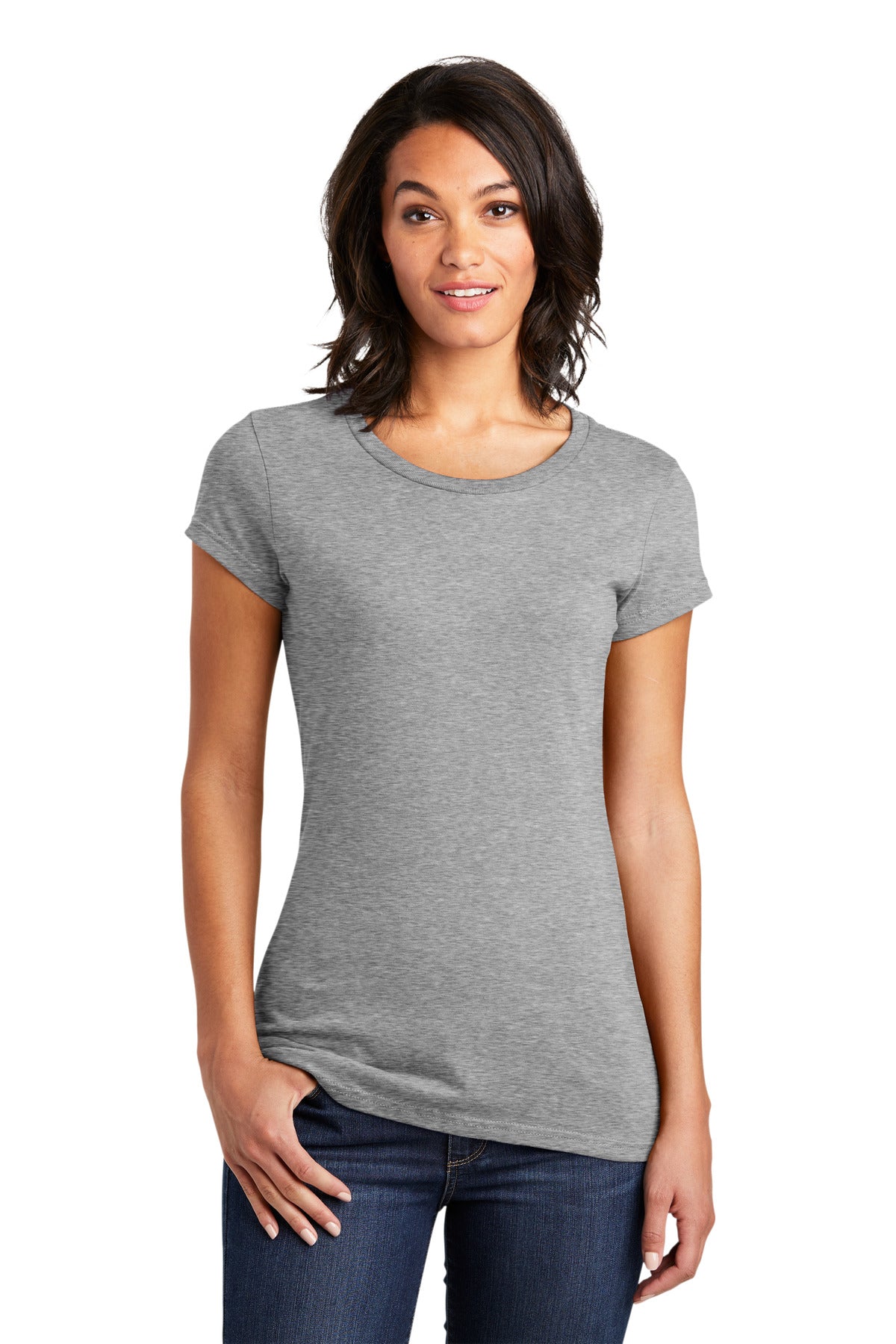 Women's Fitted Very Important Tee - Light Heather Gray
