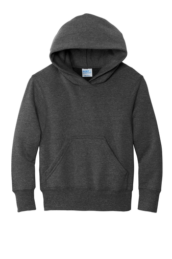 Youth Core Fleece Pullover Hoodie - Dark Heather Gray