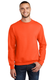 Port & Company PC90 - Unisex Essential Fleece Crewneck Sweatshirt - Safety Orange